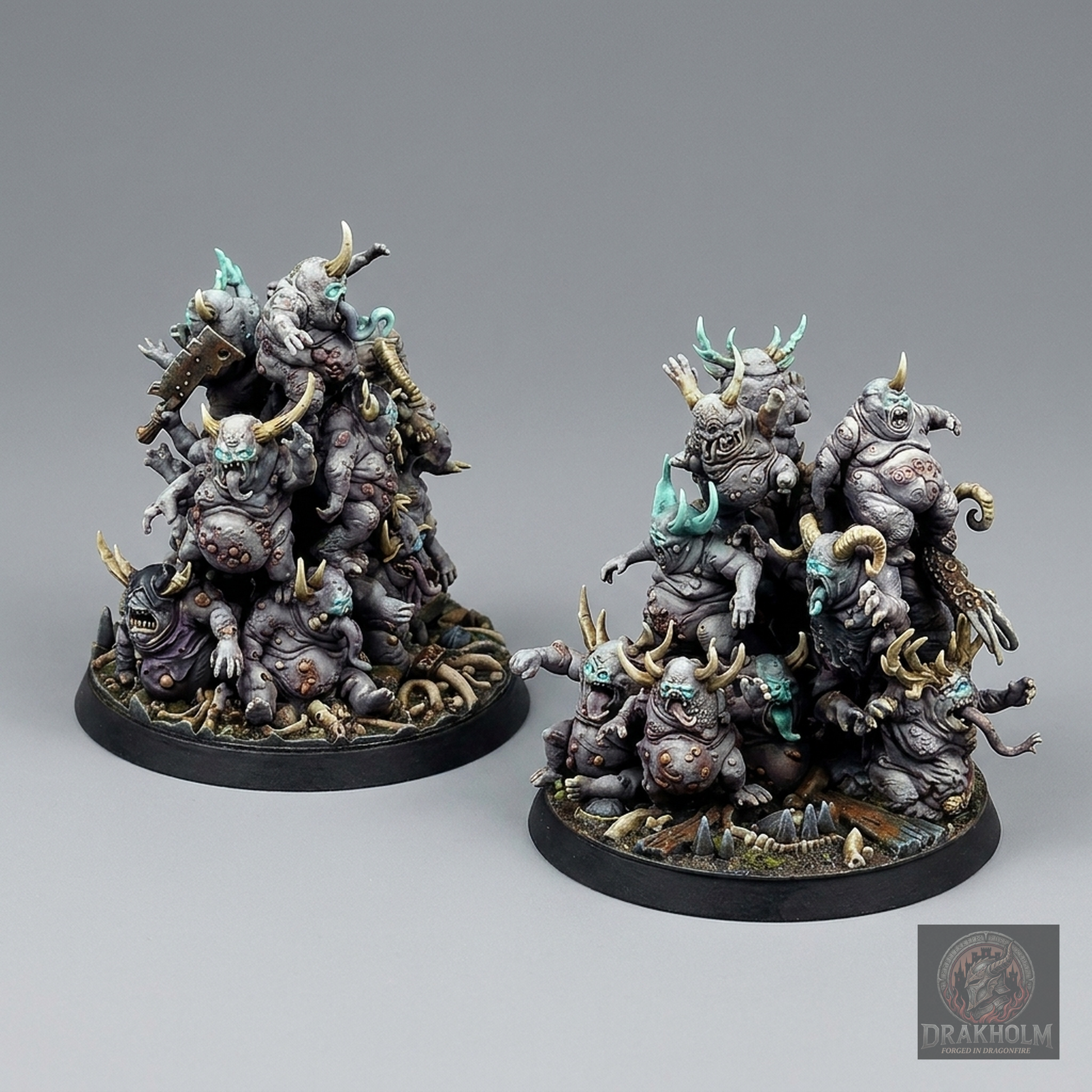 Miniatura pintada en resina 32mm - Drakholm