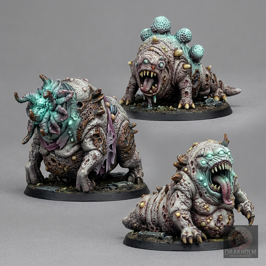 Miniatura pintada en resina 32mm - Drakholm