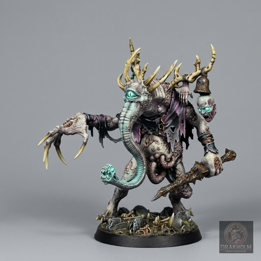 Miniatura pintada en resina 32mm - Drakholm