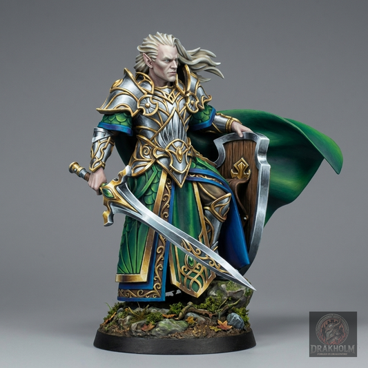 Miniatura pintada en resina 32mm - Drakholm