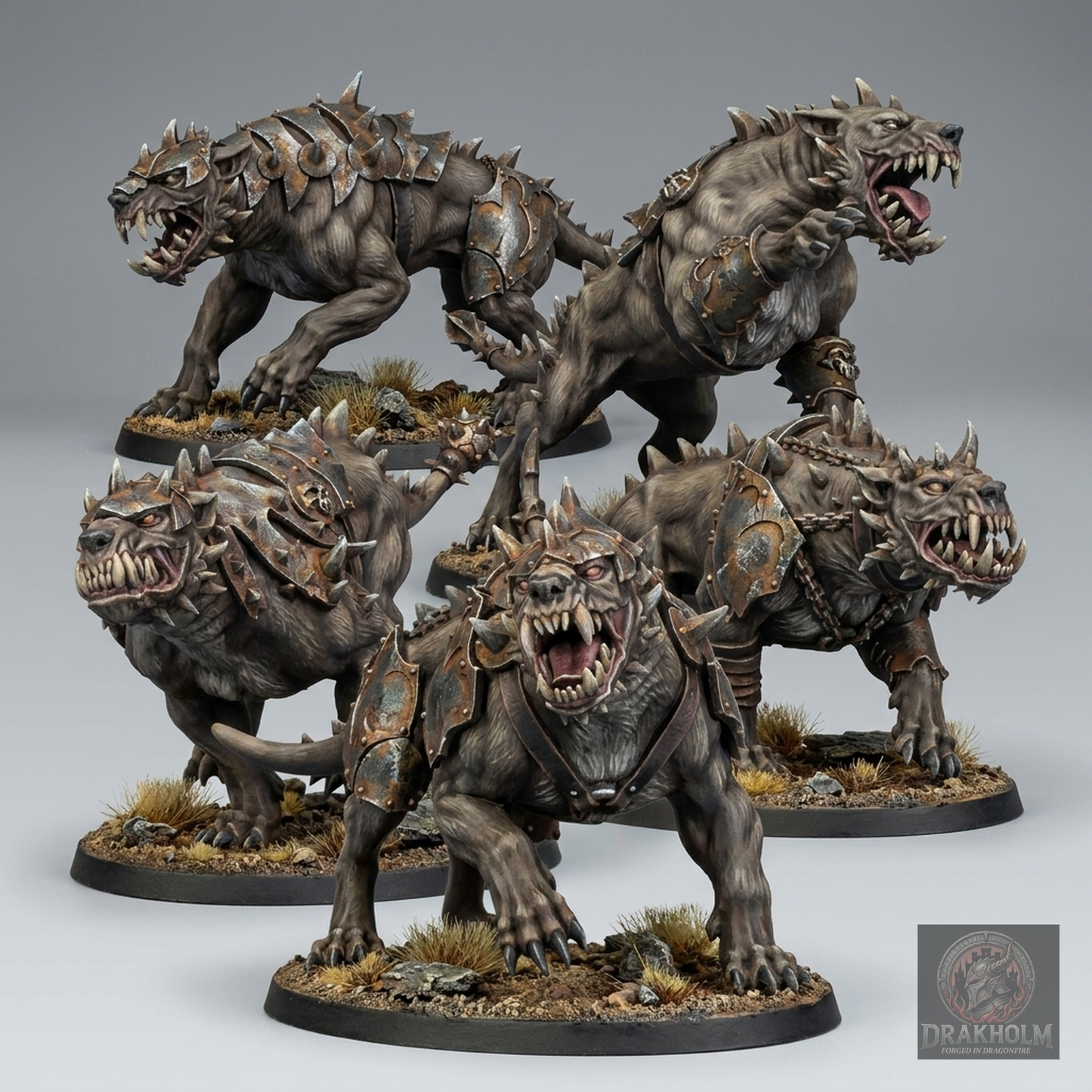 Miniatura pintada en resina 32mm - Drakholm
