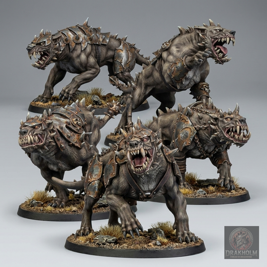 Miniatura pintada en resina 32mm - Drakholm