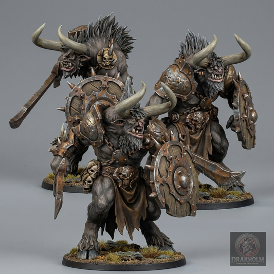 Miniatura pintada en resina 32mm - Drakholm