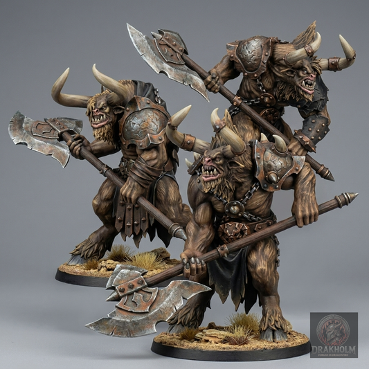 Miniatura pintada en resina 32mm - Drakholm