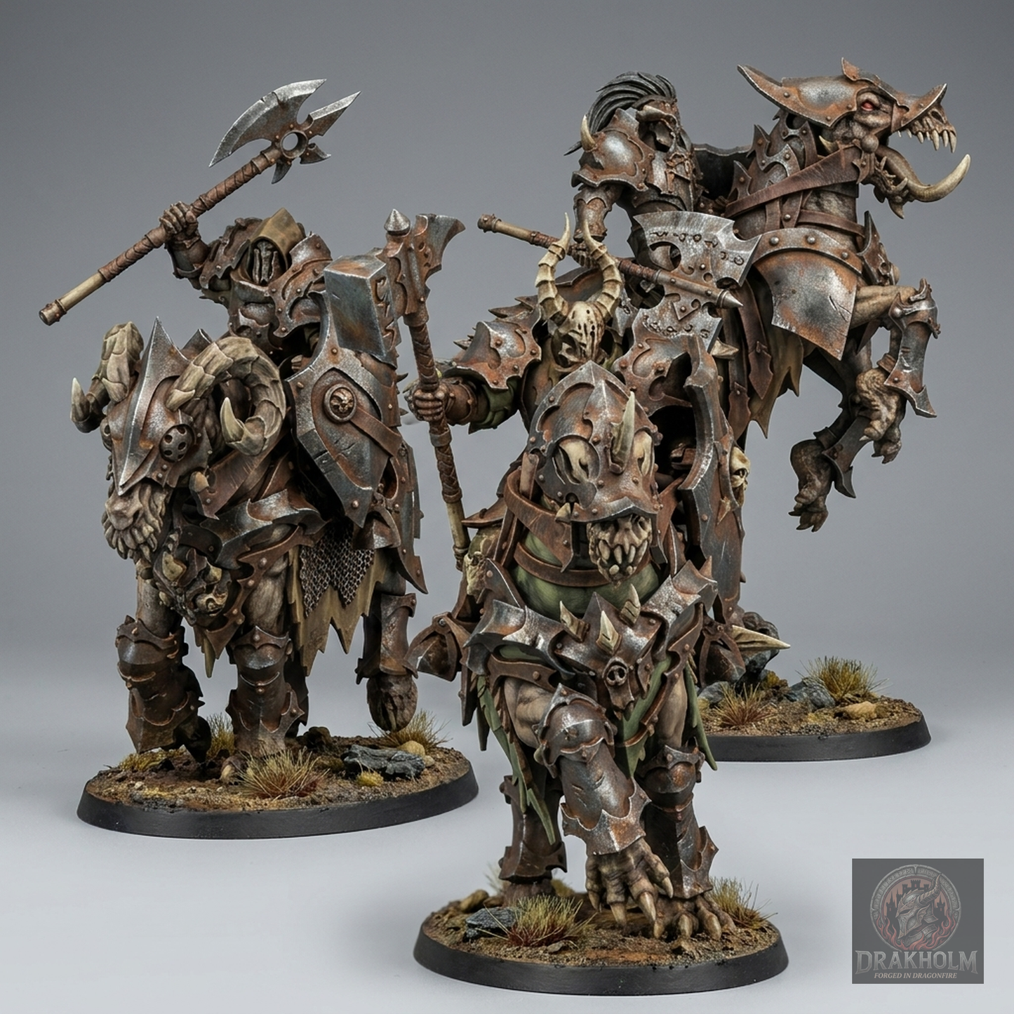 Miniatura pintada en resina 32mm - Drakholm