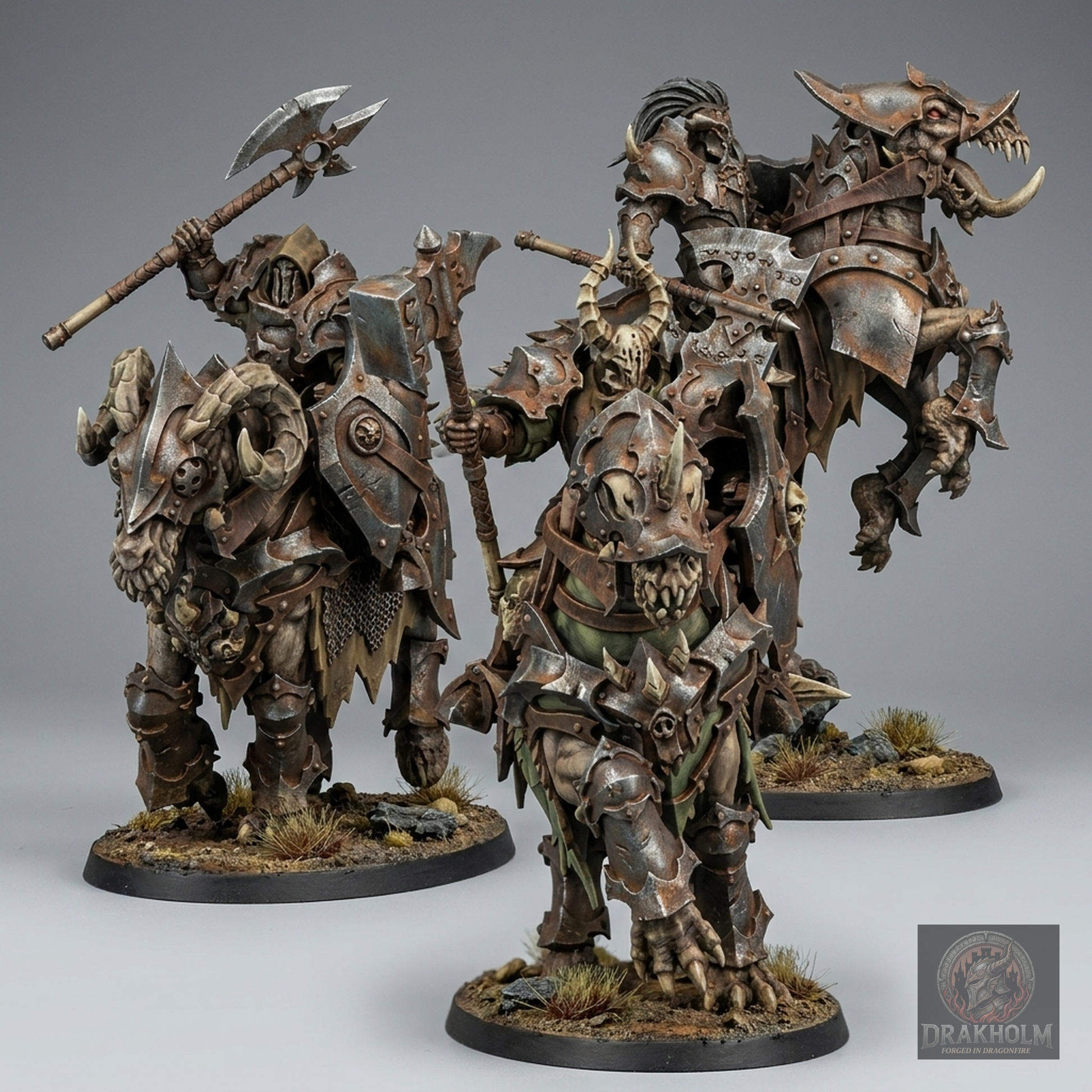 Miniatura pintada en resina 32mm - Drakholm