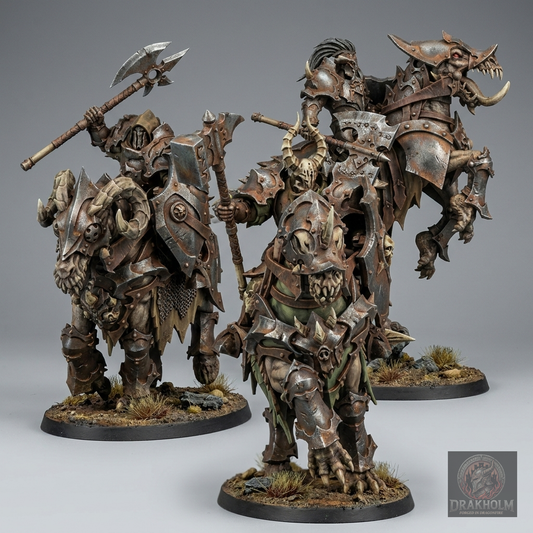 Miniatura pintada en resina 32mm - Drakholm
