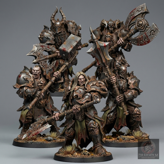 Miniatura pintada en resina 32mm - Drakholm