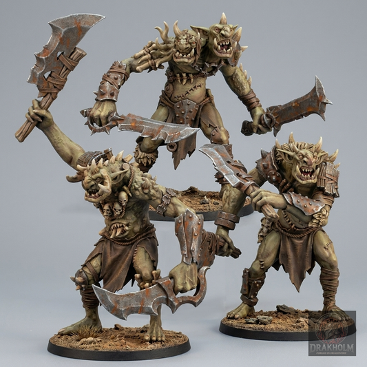 Miniatura pintada en resina 32mm - Drakholm