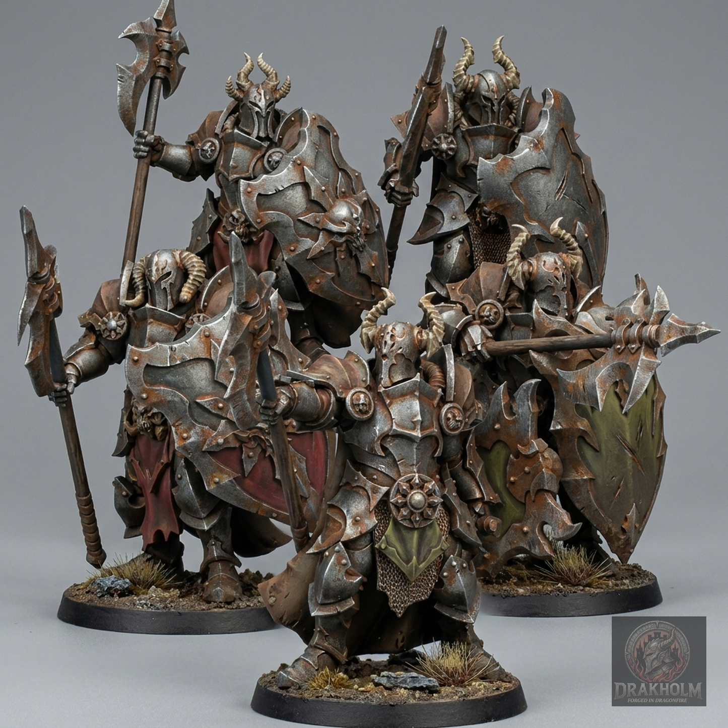 Miniatura pintada en resina 32mm - Drakholm