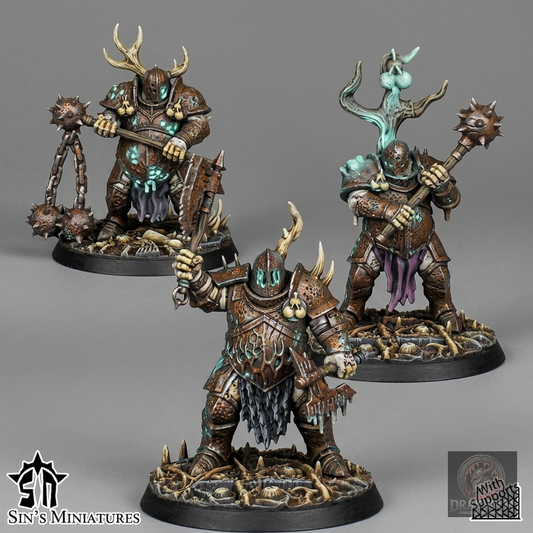 Miniatura pintada en resina 32mm - Drakholm