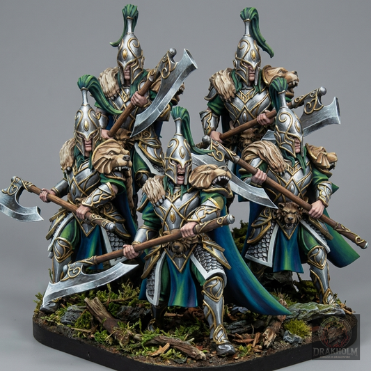 Miniatura pintada en resina 32mm - Drakholm