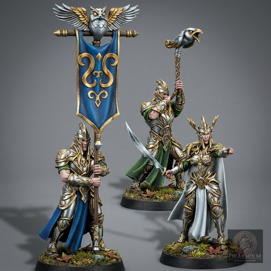Miniatura pintada en resina 32mm - Drakholm