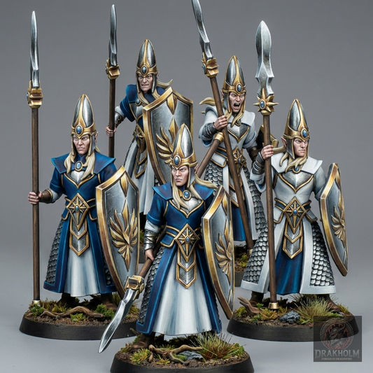Miniatura pintada en resina 32mm - Drakholm