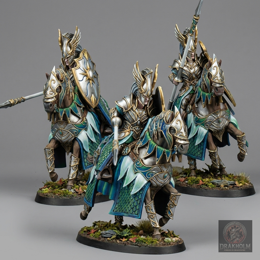 Miniatura pintada en resina 32mm - Drakholm