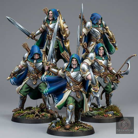 Miniatura pintada en resina 32mm - Drakholm