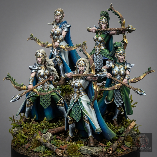 Miniatura pintada en resina 32mm - Drakholm