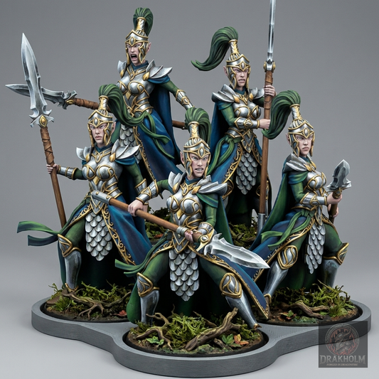 Miniatura pintada en resina 32mm - Drakholm