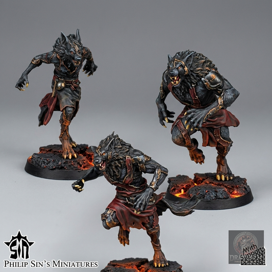 Miniatura pintada en resina 32mm - Drakholm