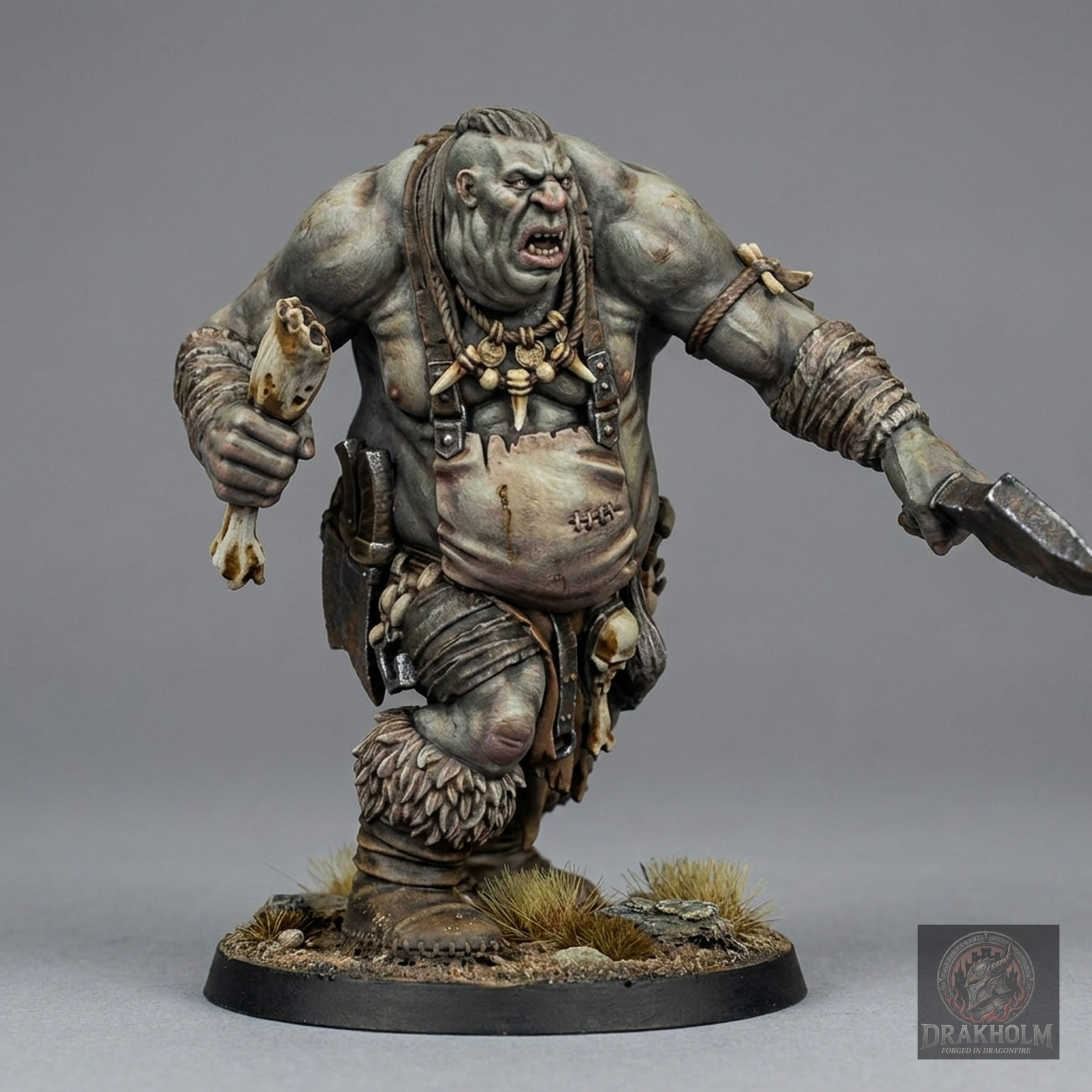 Miniatura pintada en resina 32mm - Drakholm