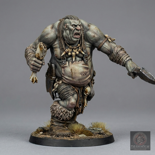 Miniatura pintada en resina 32mm - Drakholm