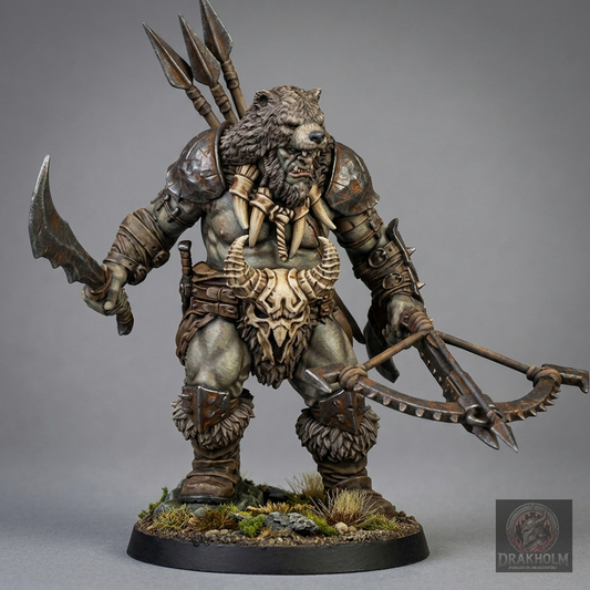 Miniatura pintada en resina 32mm - Drakholm