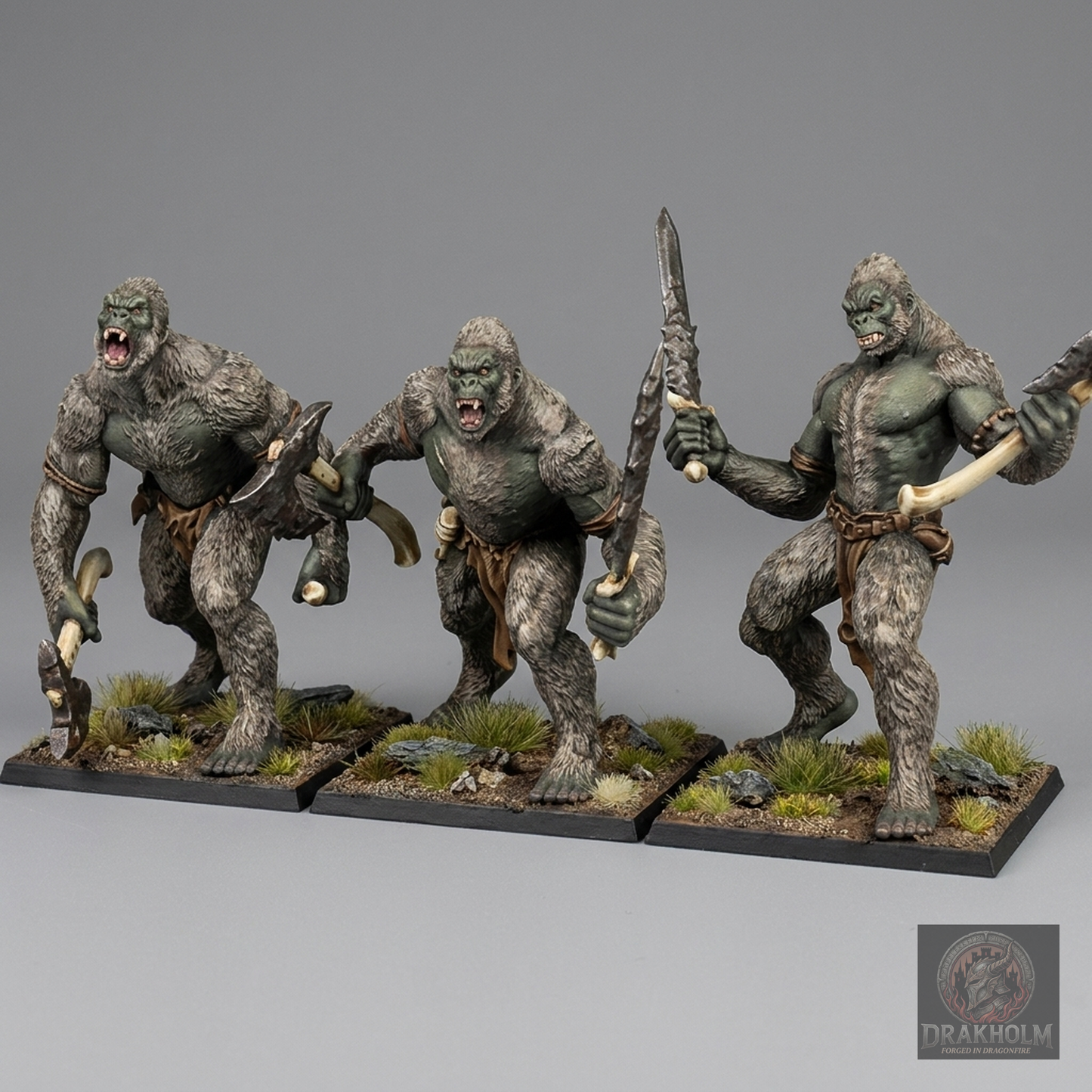 Miniatura pintada en resina 32mm - Drakholm