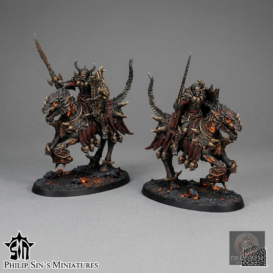 Miniatura pintada en resina 32mm - Drakholm