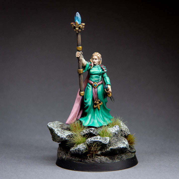 Miniatura Damisela de la Dama Bretones resina 28mm sin pintar - Drakholm