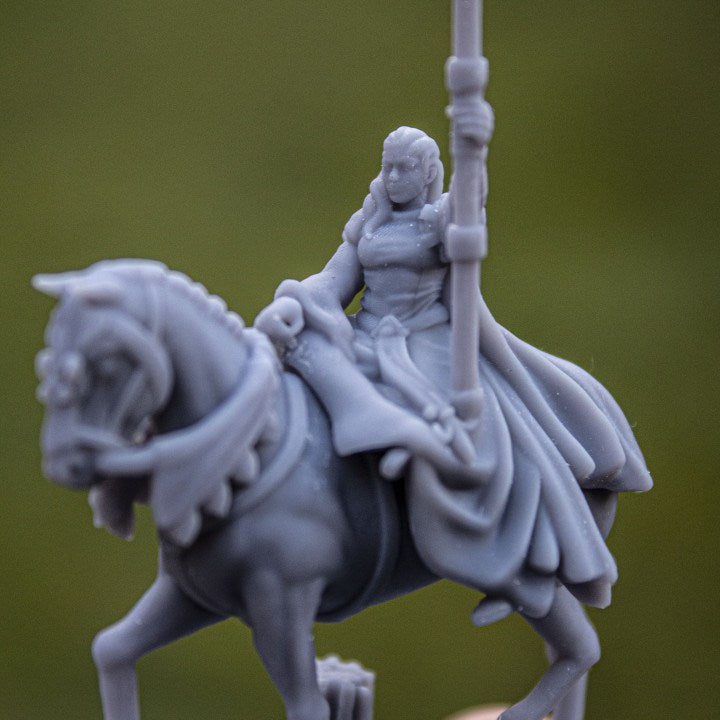 Miniatura Damisela de la Dama Bretones resina 28mm sin pintar - Drakholm