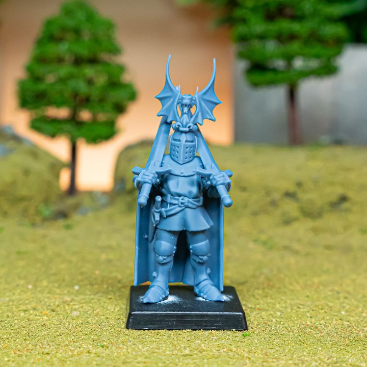 Miniatura Duque de Gallia Desmontado Bretones resina 28mm sin pintar - Drakholm