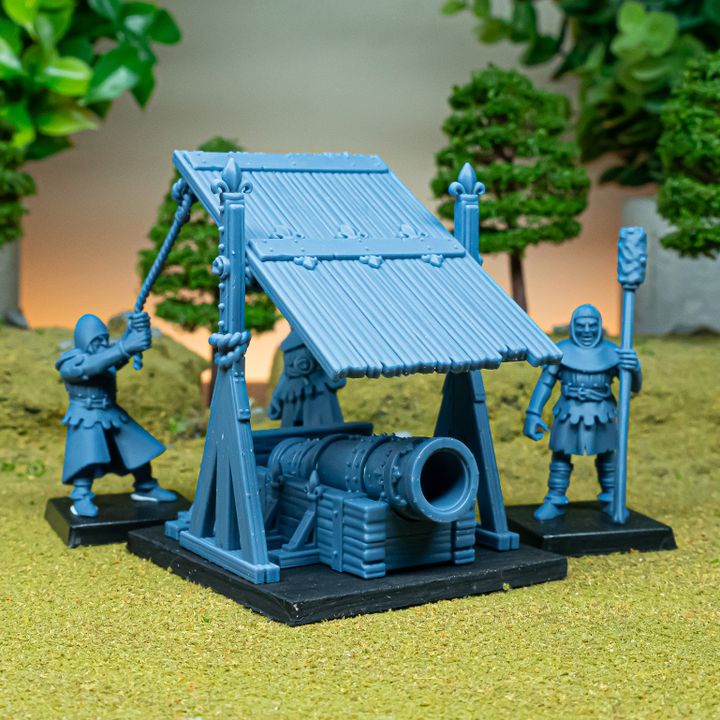 Miniatura Portaestandartes de Batalla Gallia a caballo Bretones resina 28mm sin pintar - Drakholm