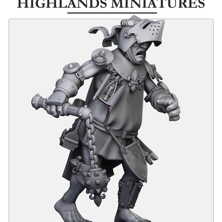 Miniatura Clérigo de Gallia con Reliquia Bretones resina 28mm sin pintar - Drakholm