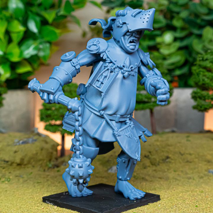 Miniatura Clérigo de Gallia con Reliquia Bretones resina 28mm sin pintar - Drakholm