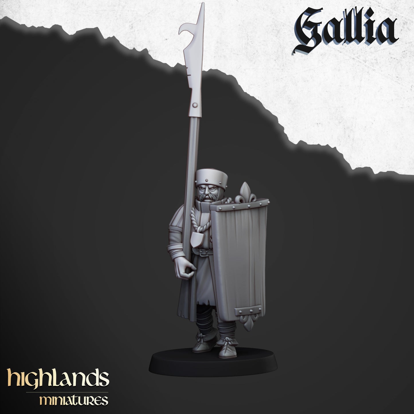 Miniatura Gigante de Gallia Bretones resina 28mm sin pintar - Drakholm