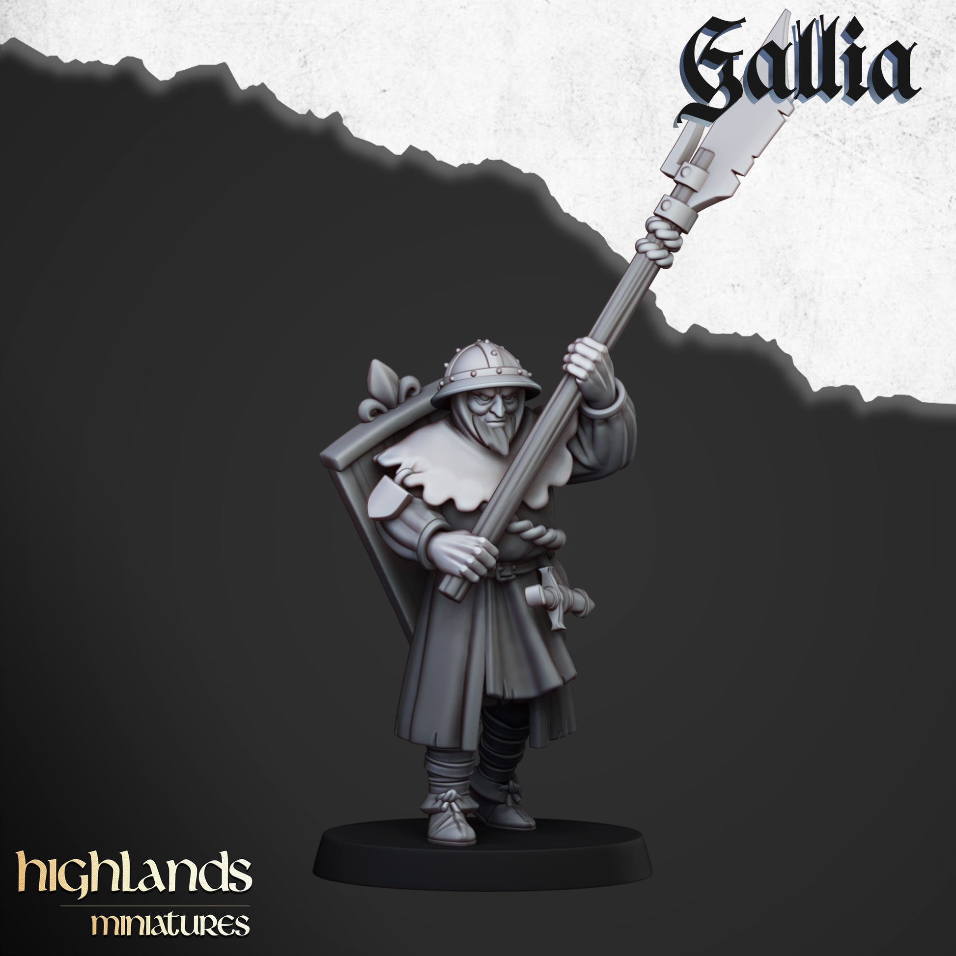 Miniatura Gigante de Gallia Bretones resina 28mm sin pintar - Drakholm
