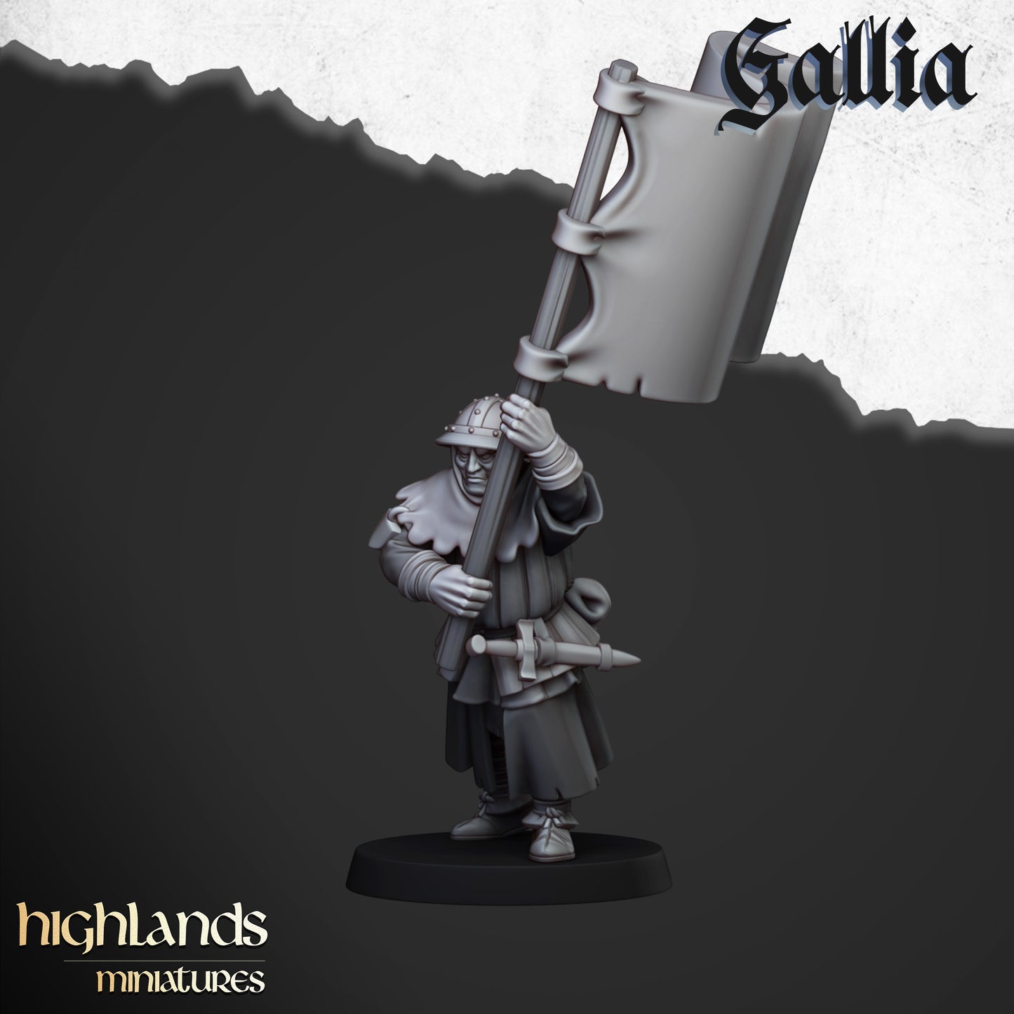 Miniatura Gigante de Gallia Bretones resina 28mm sin pintar - Drakholm