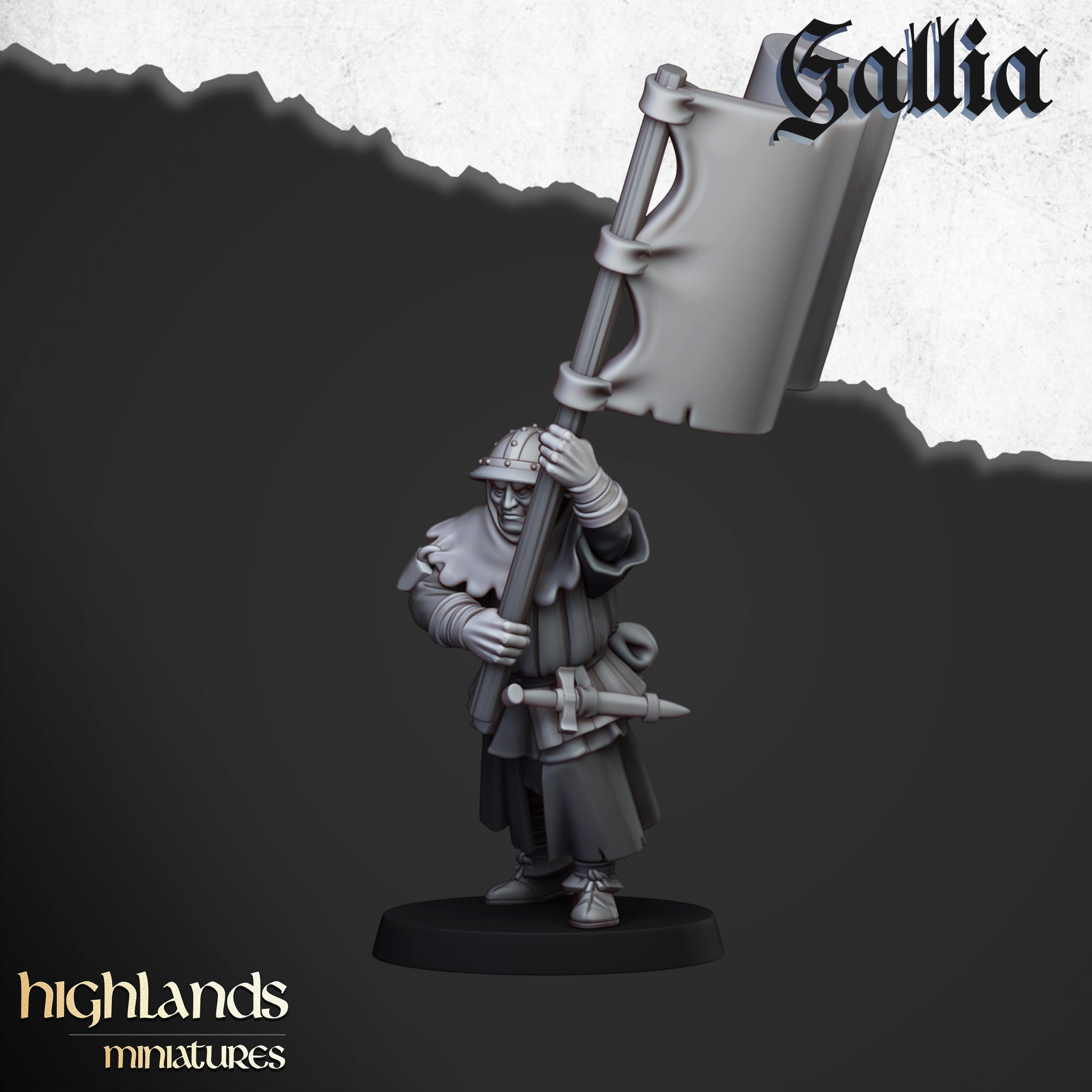 Miniatura Gigante de Gallia Bretones resina 28mm sin pintar - Drakholm