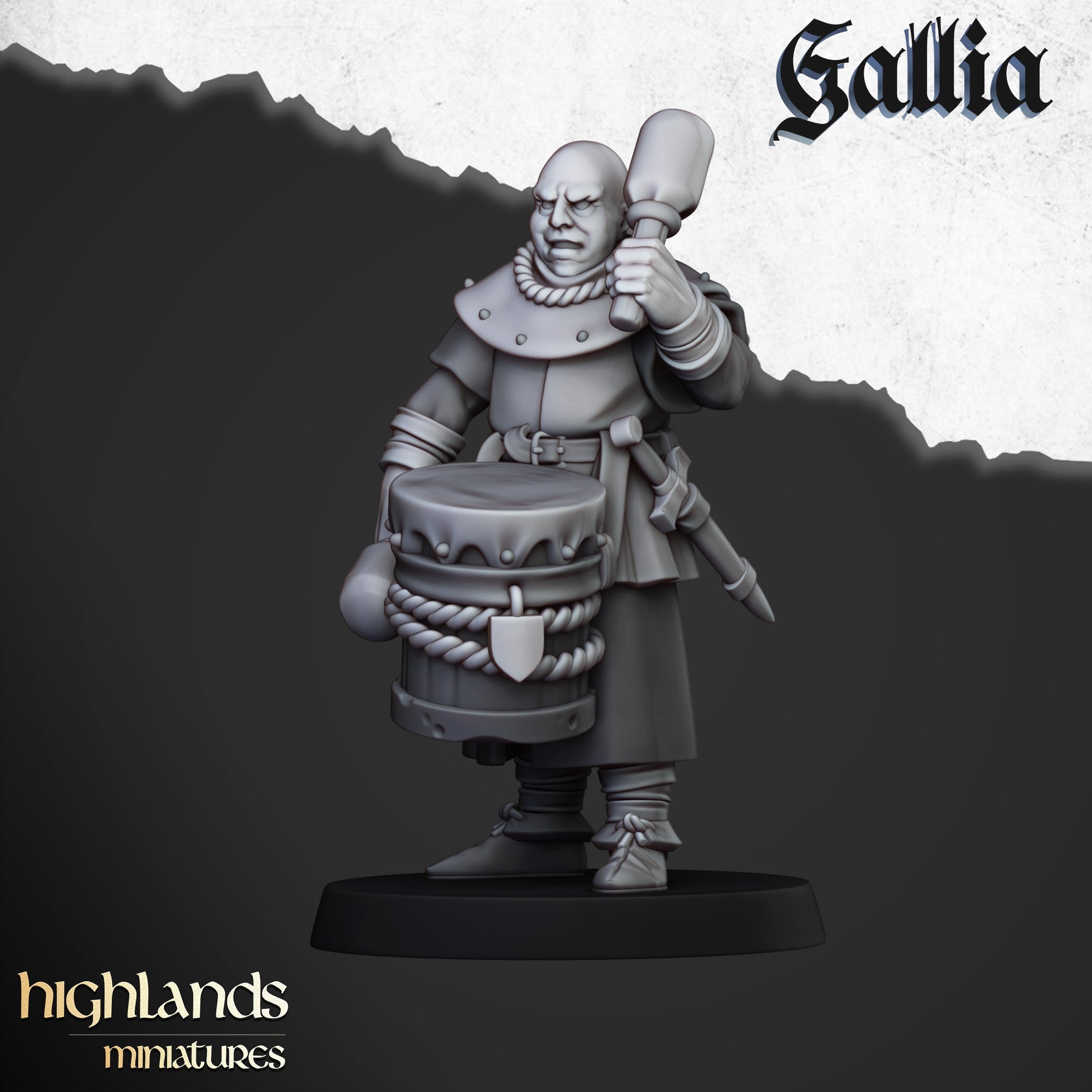 Miniatura Gigante de Gallia Bretones resina 28mm sin pintar - Drakholm