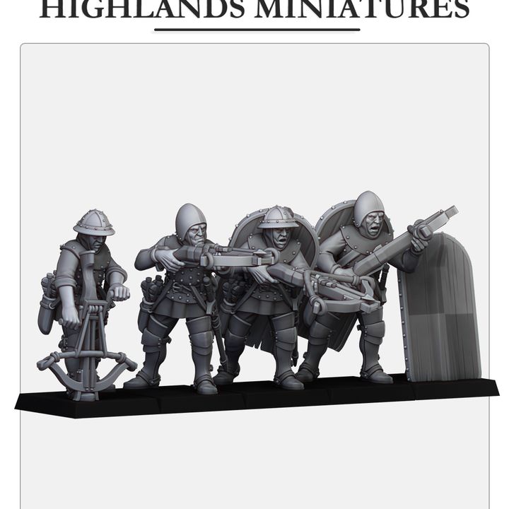 Miniatura Peregrinos de Gallia Bretones resina 28mm sin pintar - Drakholm