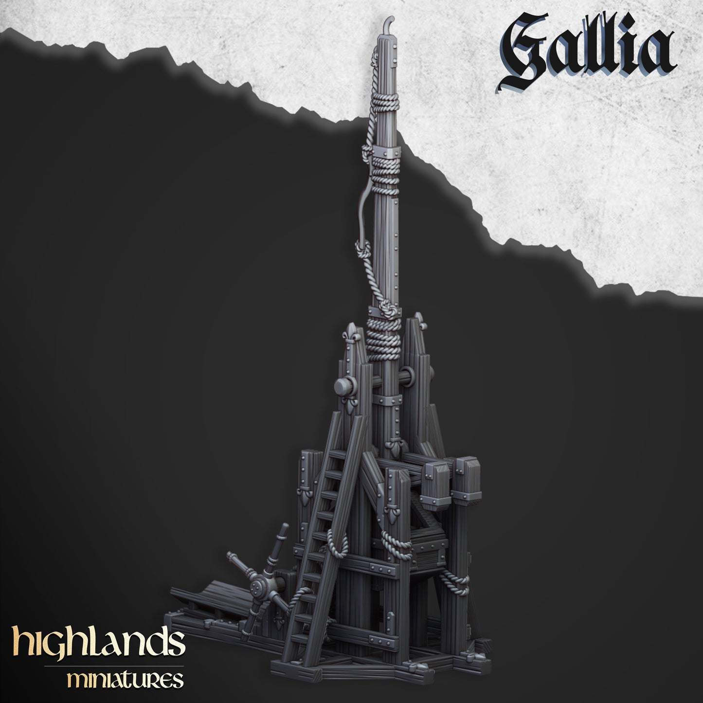 Miniatura Tiradores de Gallia Bretones resina 28mm sin pintar - Drakholm