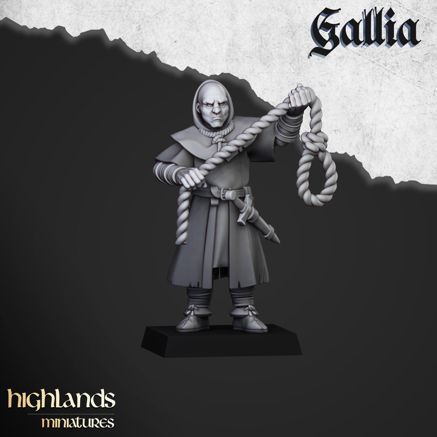 Miniatura Tiradores de Gallia Bretones resina 28mm sin pintar - Drakholm