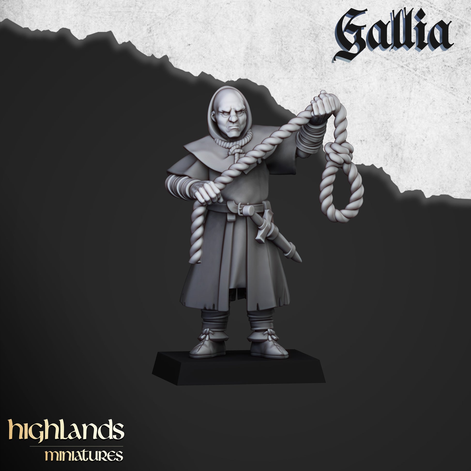 Miniatura Tiradores de Gallia Bretones resina 28mm sin pintar - Drakholm