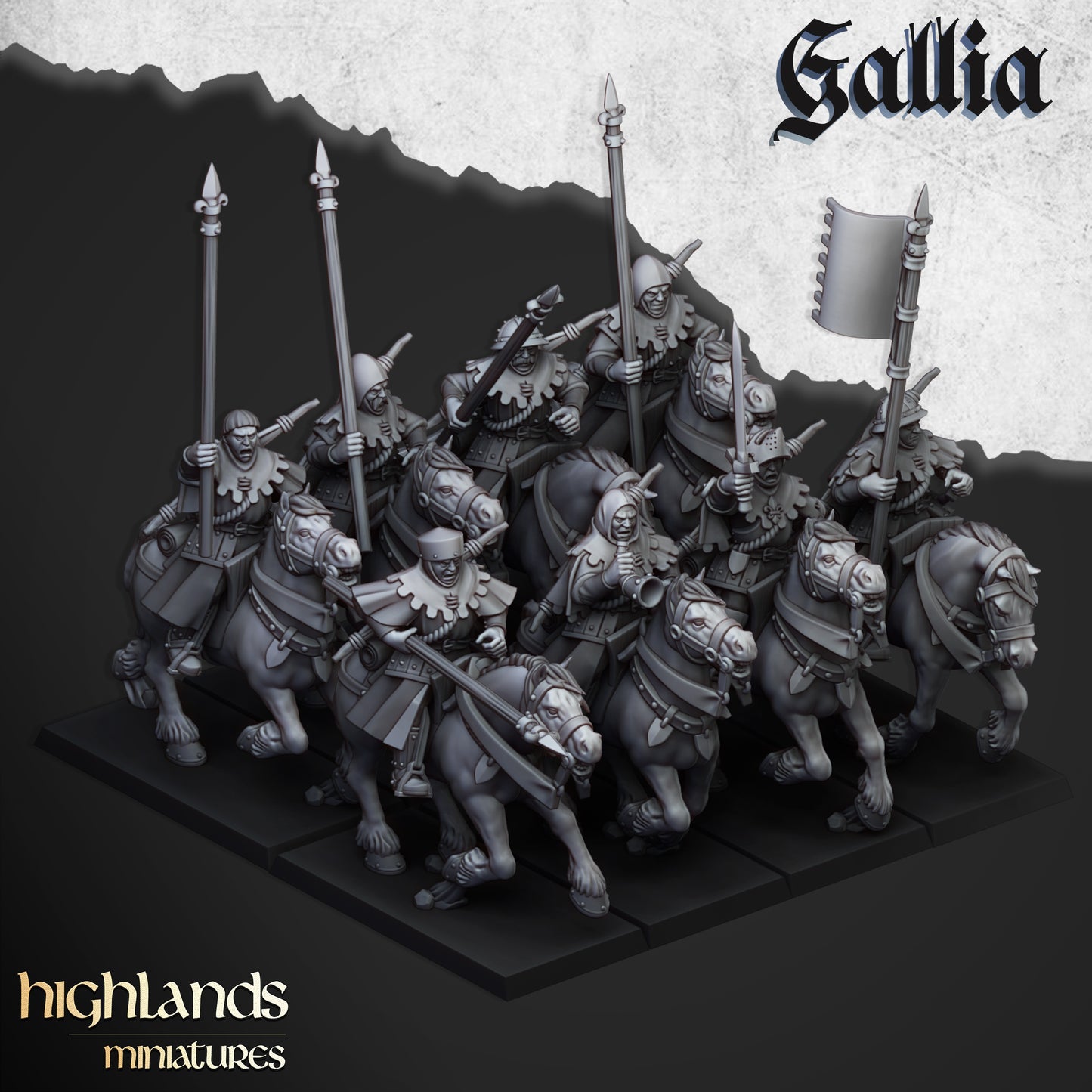 Miniatura Dama de Gallia Bretones resina 28mm sin pintar - Drakholm