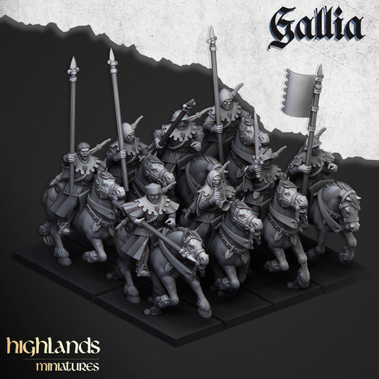 Miniatura Dama de Gallia Bretones resina 28mm sin pintar - Drakholm