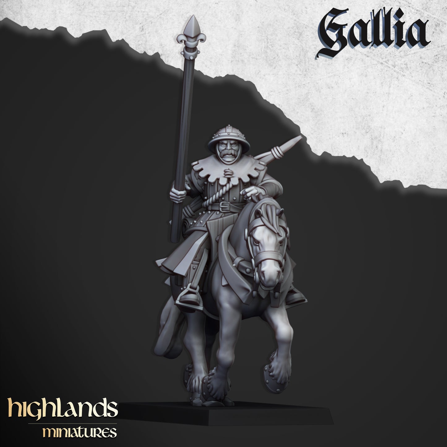 Miniatura Dama de Gallia Bretones resina 28mm sin pintar - Drakholm