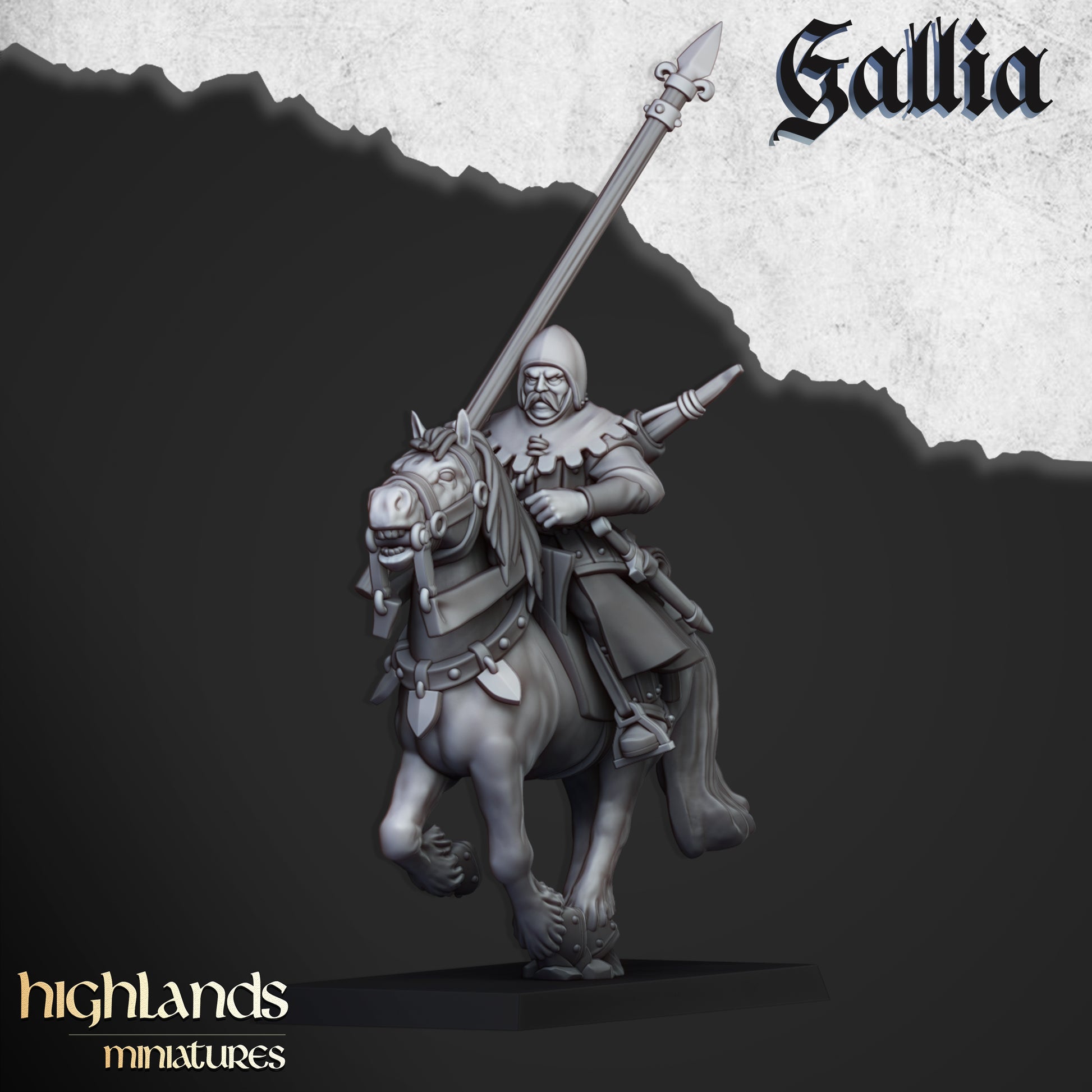 Miniatura Dama de Gallia Bretones resina 28mm sin pintar - Drakholm