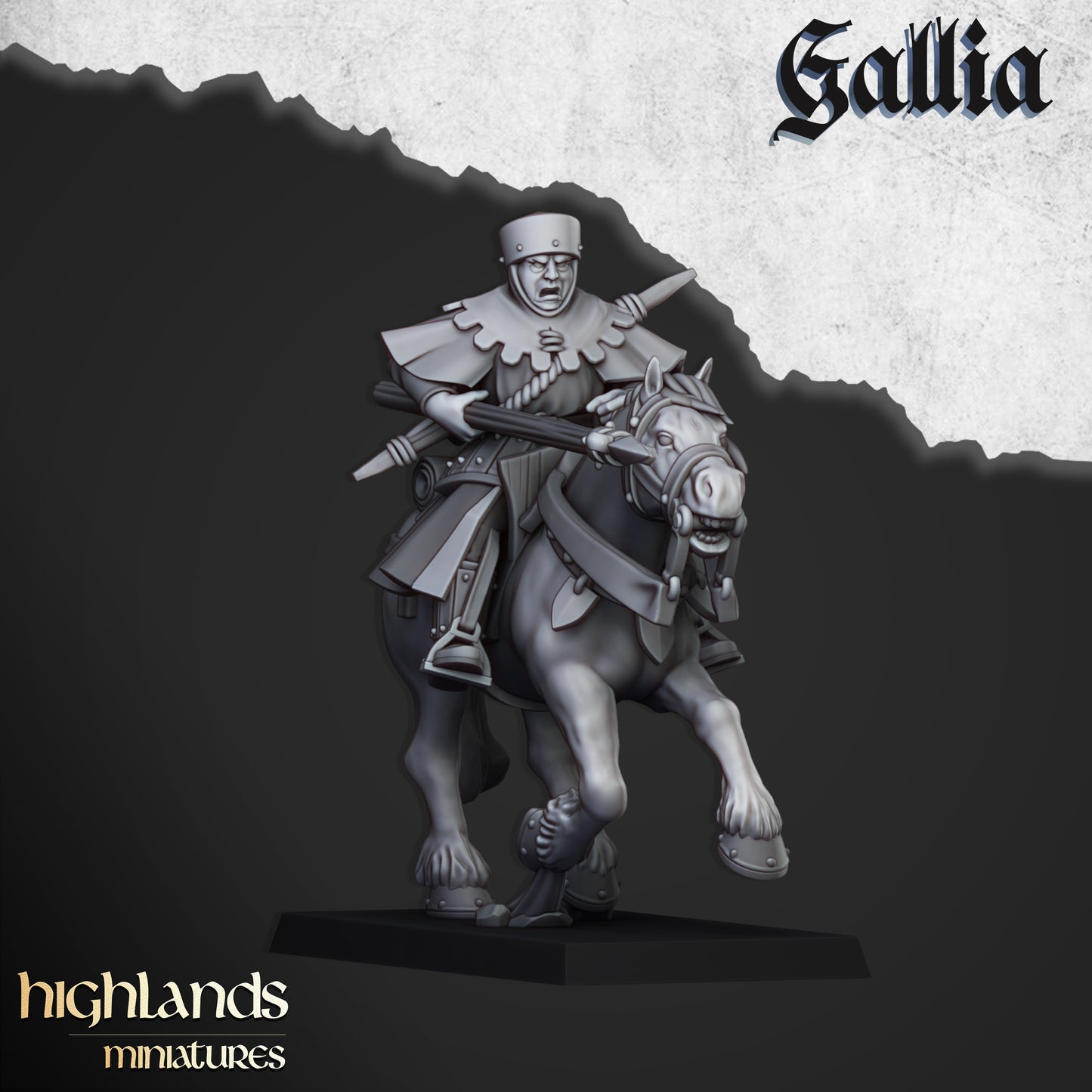 Miniatura Dama de Gallia Bretones resina 28mm sin pintar - Drakholm