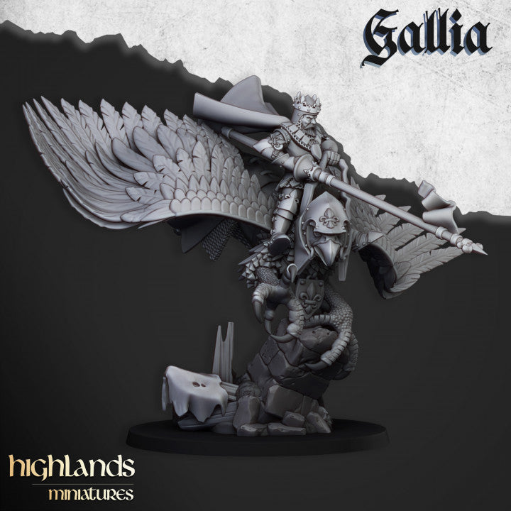 Miniatura Caballeros Andantes Bretones resina 28mm sin pintar - Drakholm