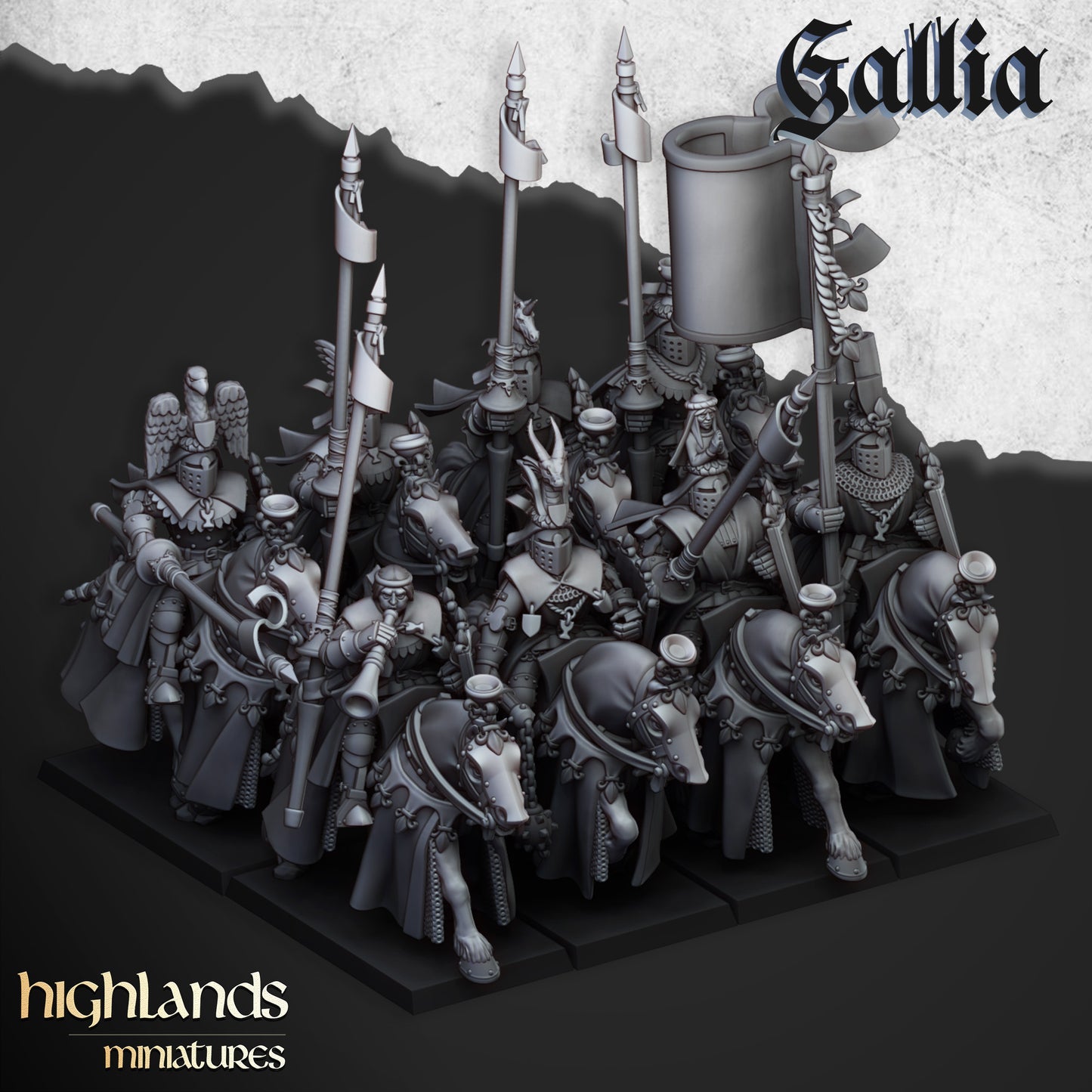 Miniatura Robert de Gallia Bretones resina 28mm sin pintar - Drakholm